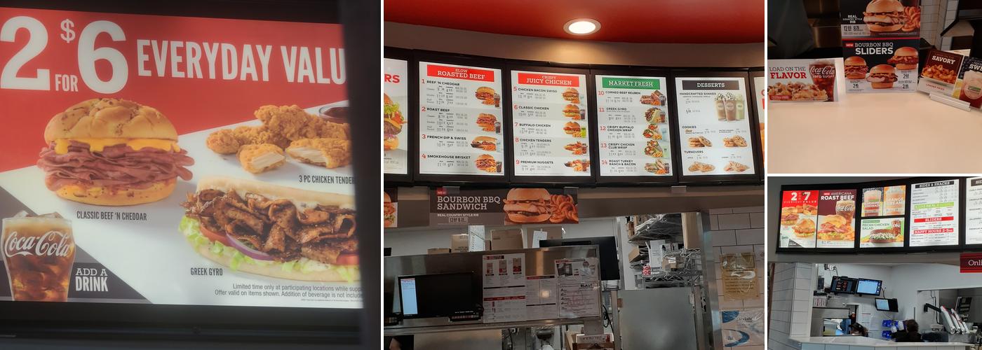 Arby's Menu