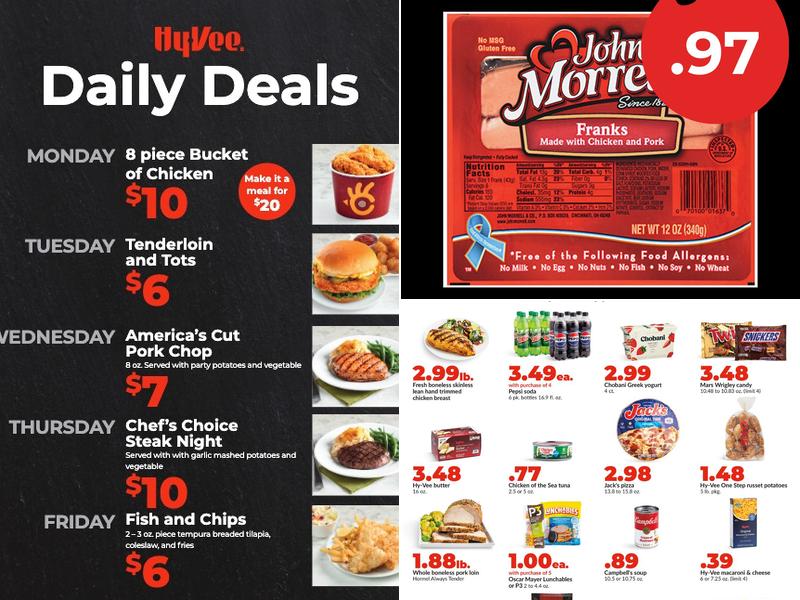 Hy-Vee Market Grille Menu