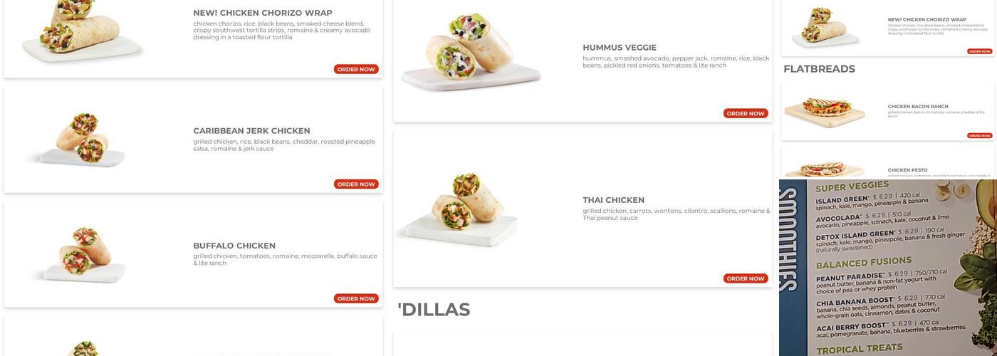 Tropical Smoothie Cafe Menu