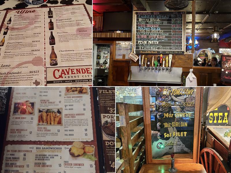 Big Texan Catering Menu