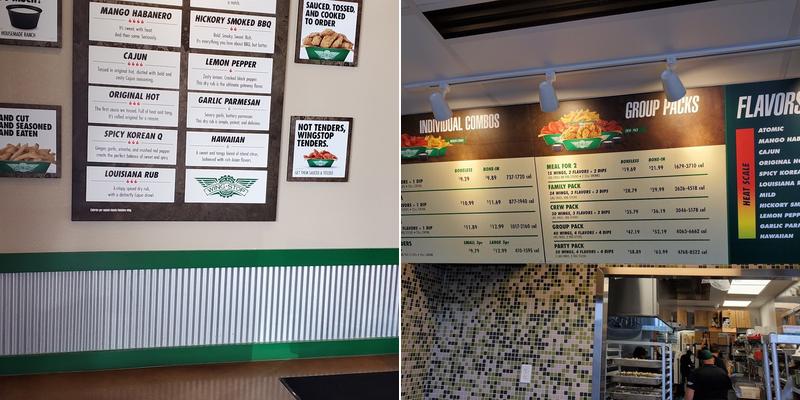Wingstop Menu