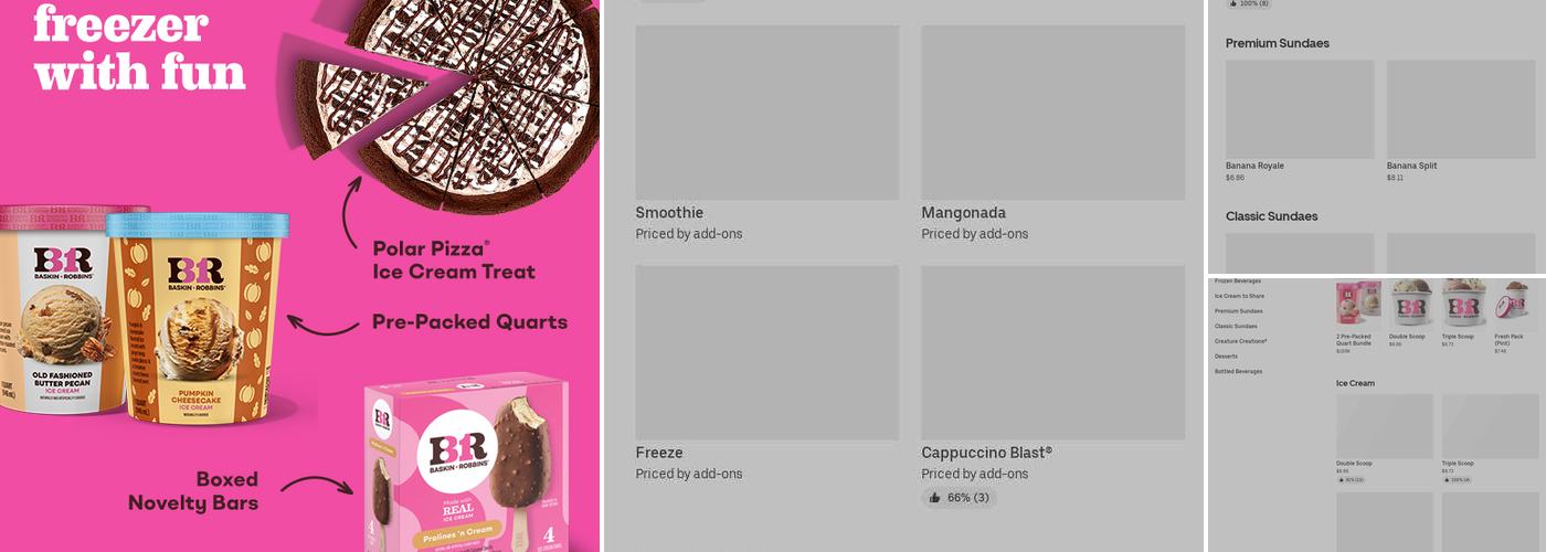 Baskin-Robbins Menu