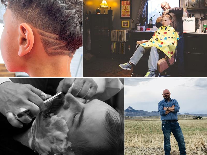 Drew's Barbershop on Pershing