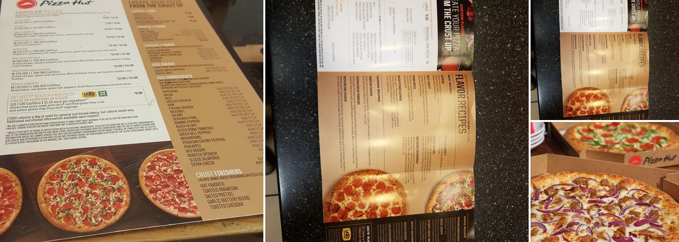 Pizza Hut Menu