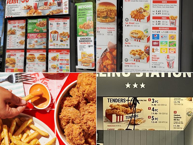 KFC Menu
