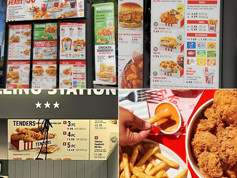 KFC Menu
