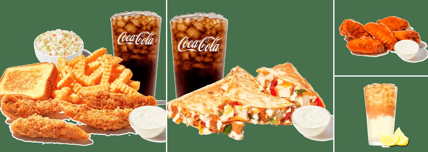 Zaxbys Chicken Fingers & Buffalo Wings Menu