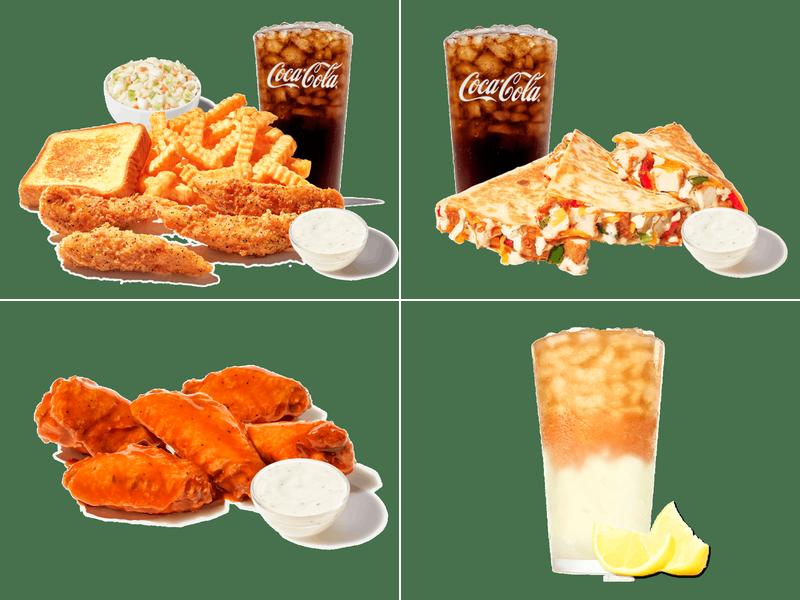 Zaxbys Chicken Fingers & Buffalo Wings Menu