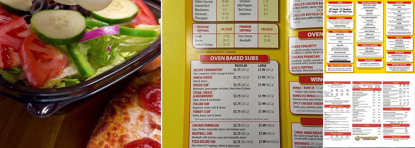 Hungry Howie's Pizza & Subs Menu