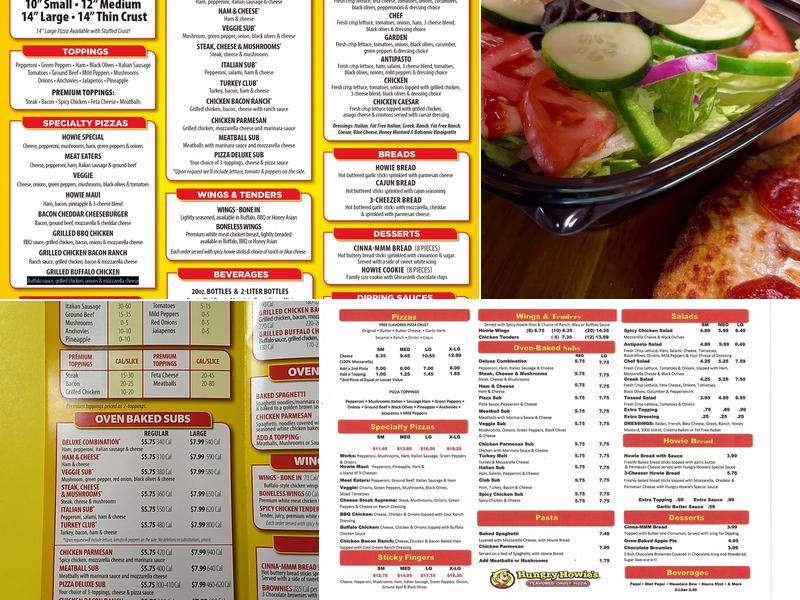 Hungry Howie's Pizza & Subs Menu