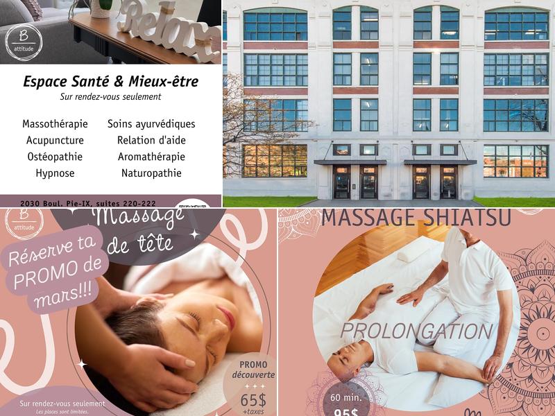 B-Attitude Massothérapie Hochelaga