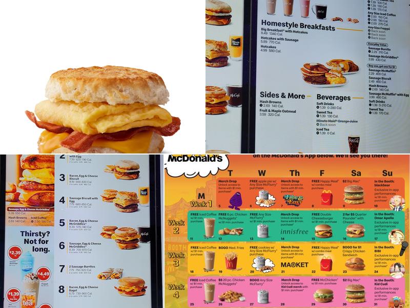 McDonald's Menu