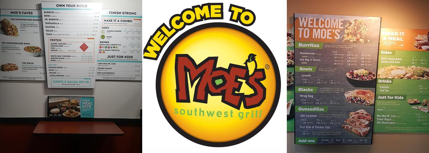 Moe's Southwest Grill Menu
