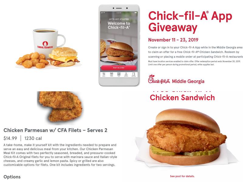 Chick-fil-A Menu