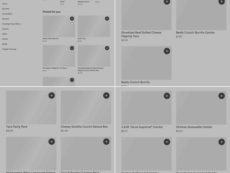 Taco Bell Menu