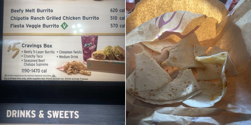Taco Bell Menu