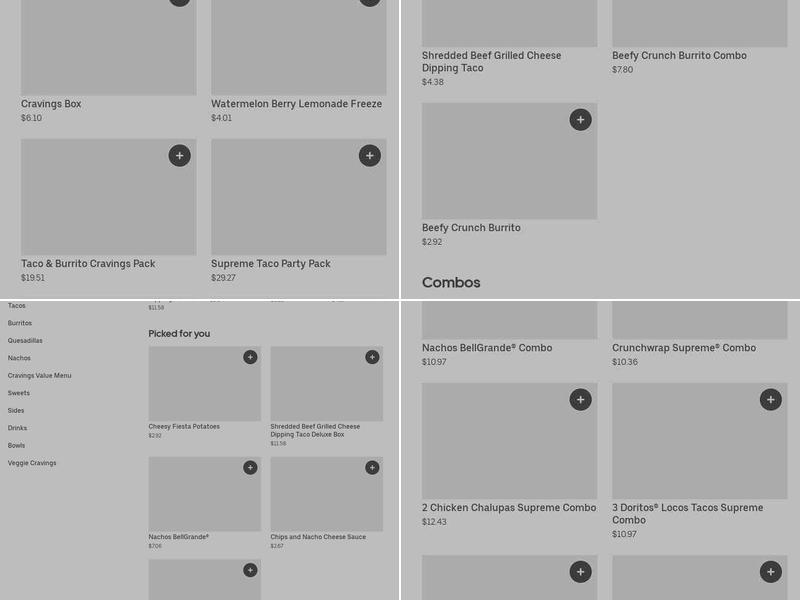 Taco Bell Menu