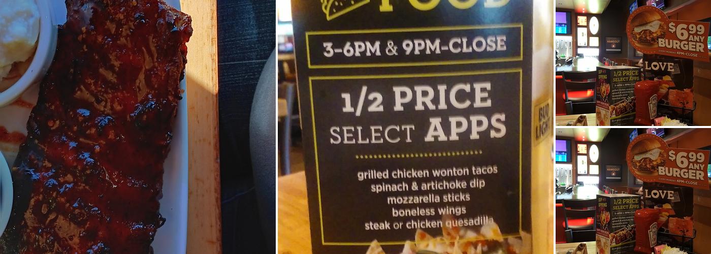 Applebee's Grill + Bar Menu