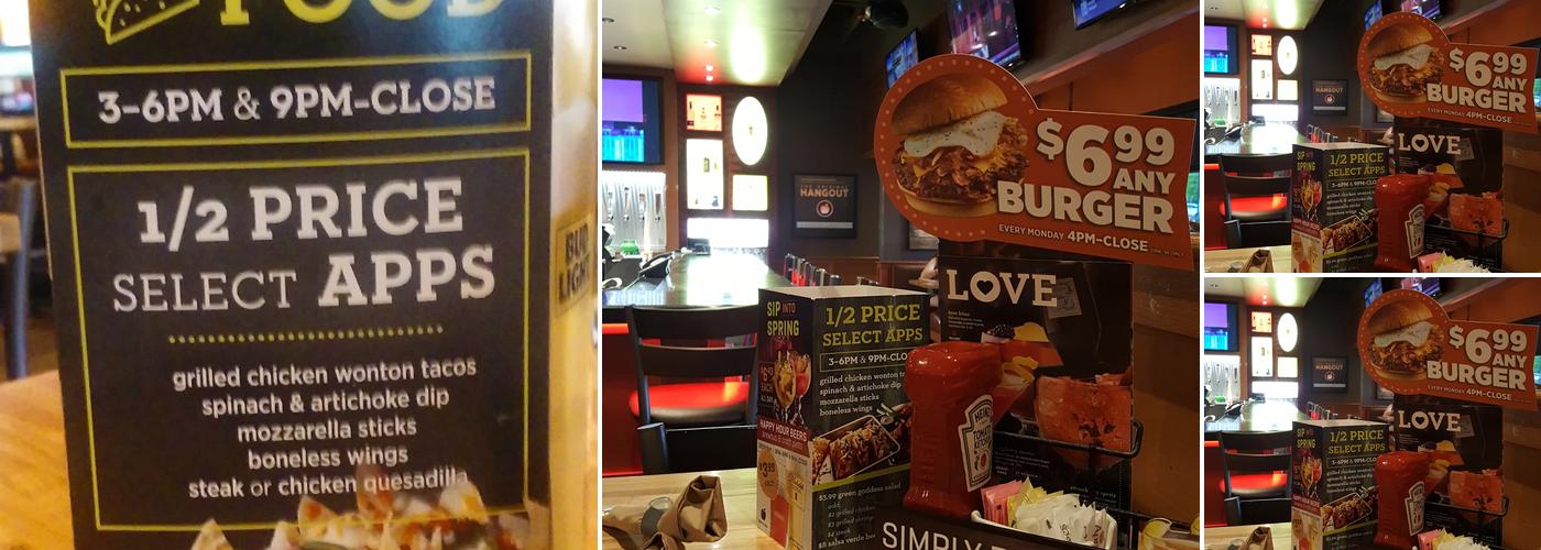Applebee's Grill + Bar Menu