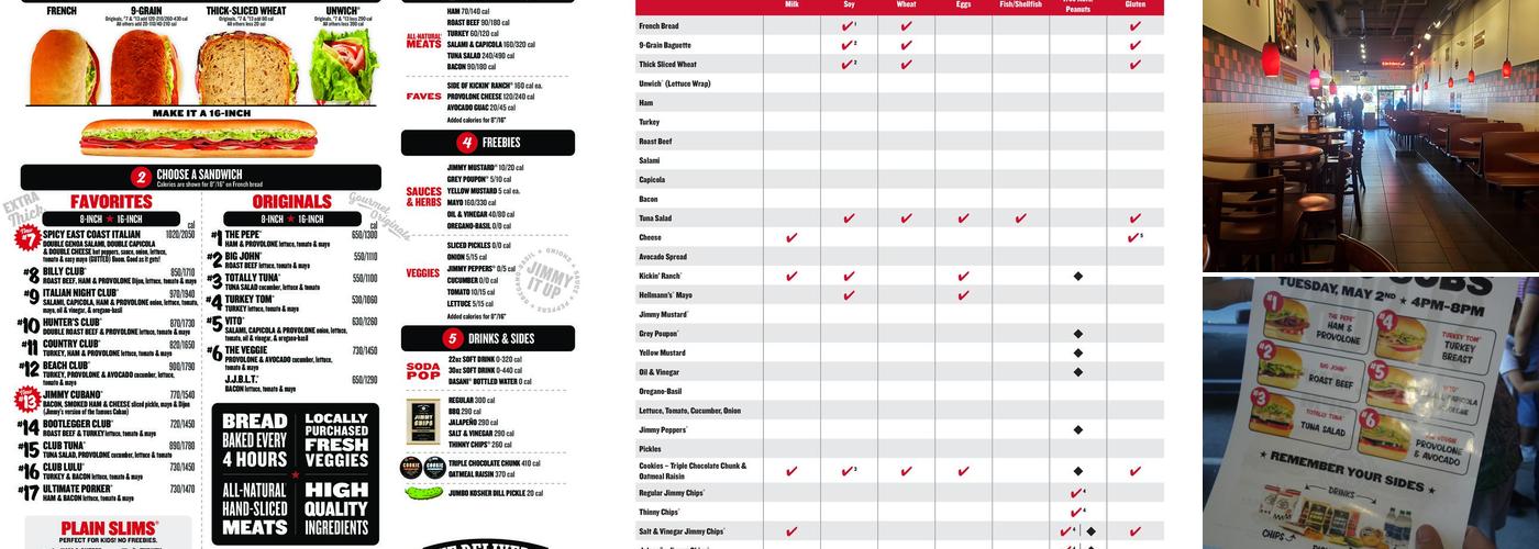 Jimmy John's Menu
