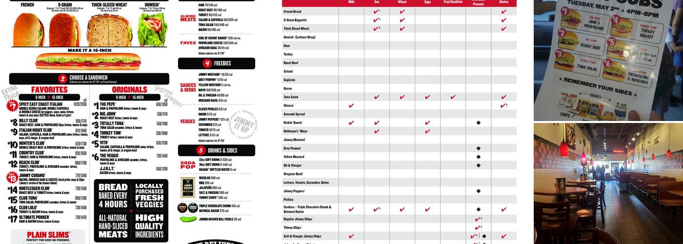 Jimmy John's Menu