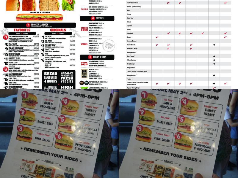 Jimmy John's Menu