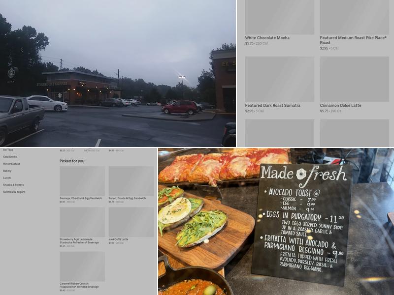 Starbucks Menu