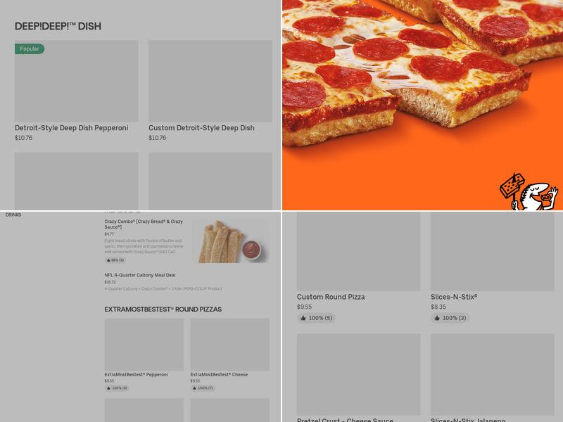 Little Caesars Pizza Menu
