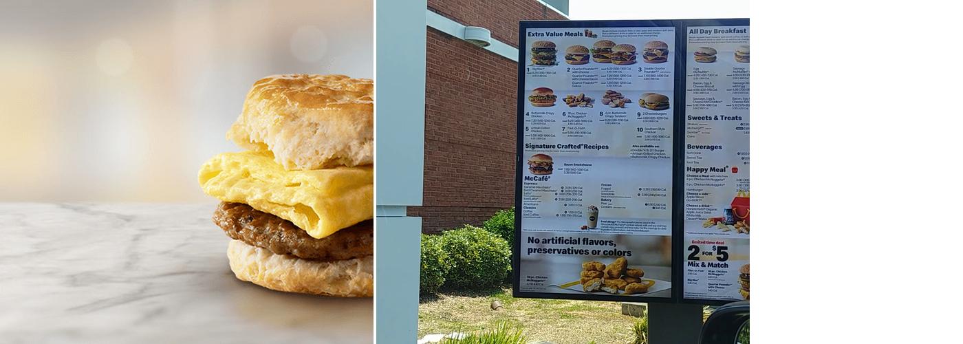 McDonald's Menu