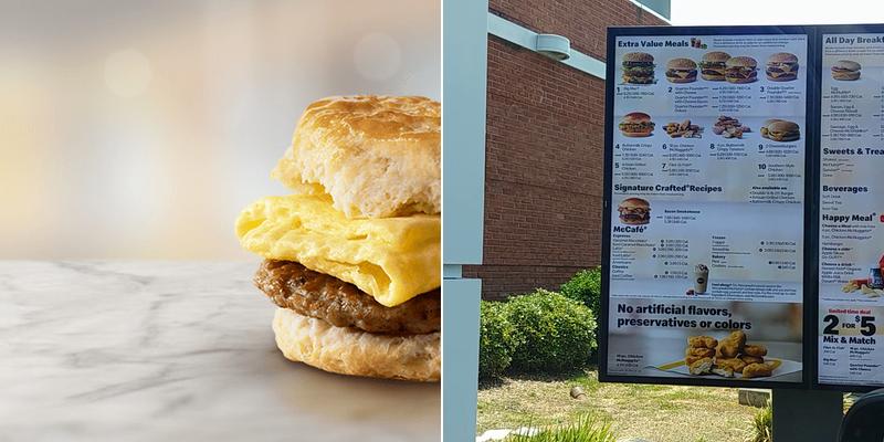McDonald's Menu