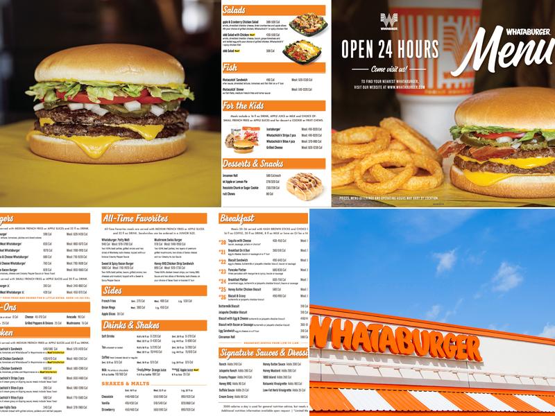Whataburger Menu
