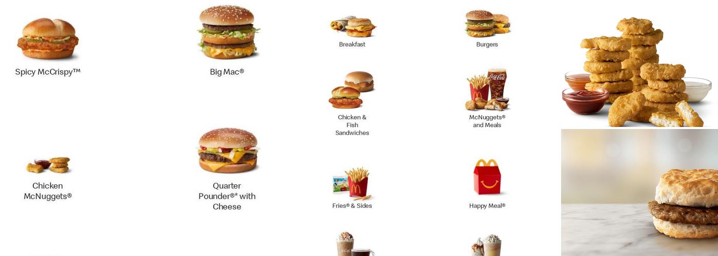 McDonald's Menu