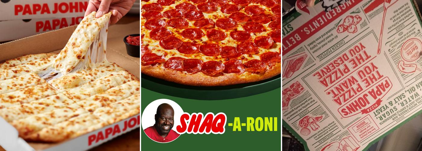 Papa Johns Pizza Menu