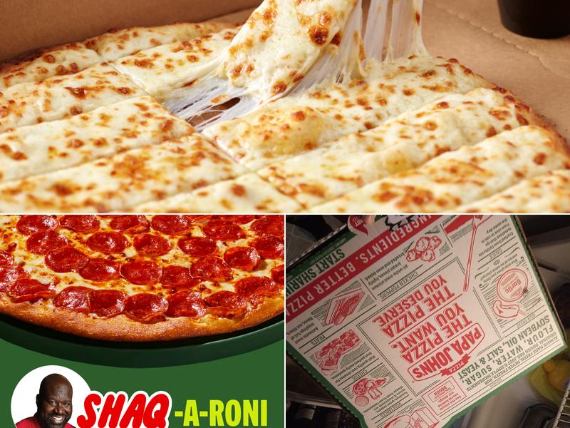 Papa Johns Pizza Menu