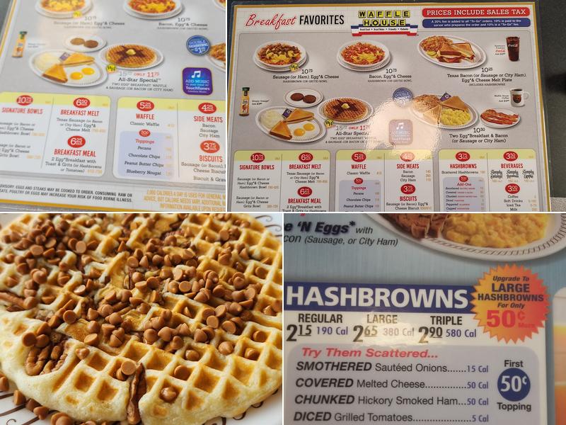 Waffle House Menu
