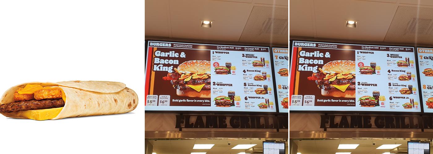 Burger King Menu