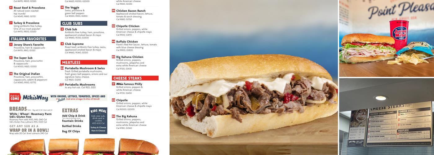 Jersey Mike's Subs Menu