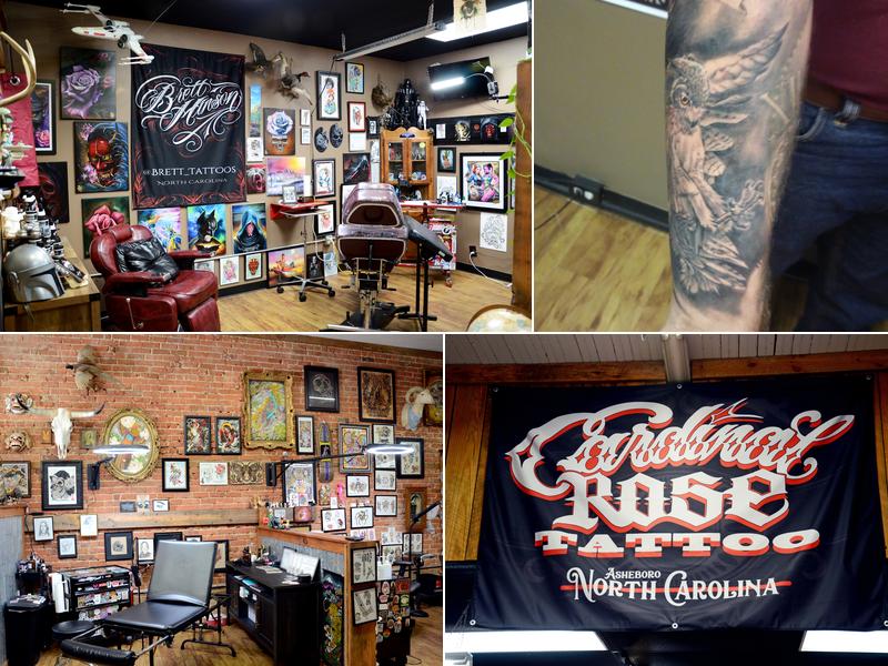 Cardinal Rose Tattoo Gallery