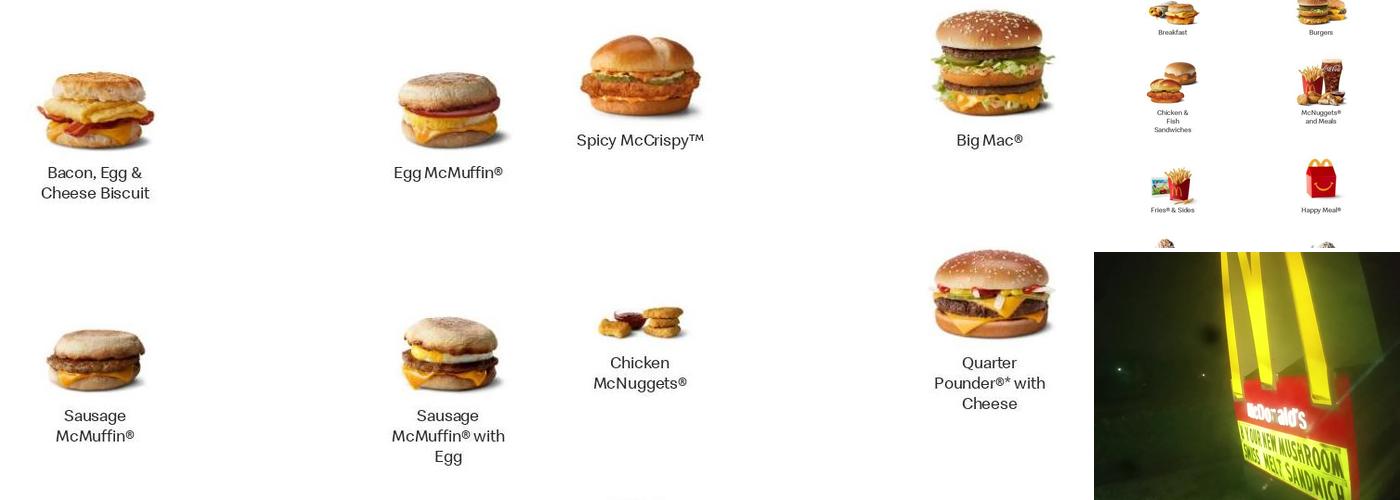 McDonald's Menu