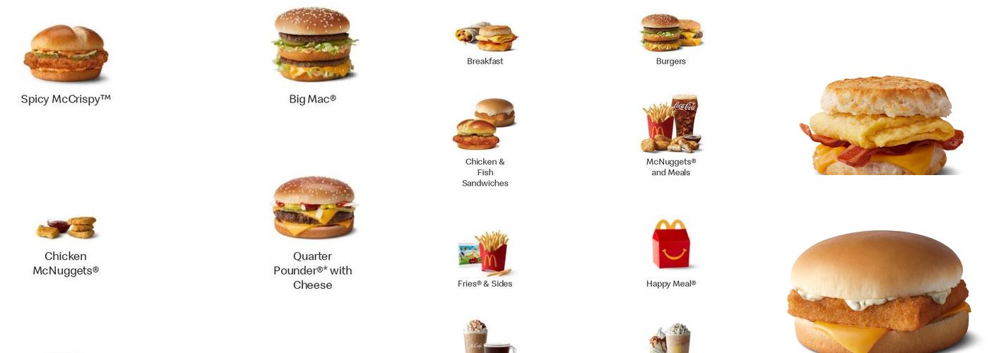 McDonald's Menu