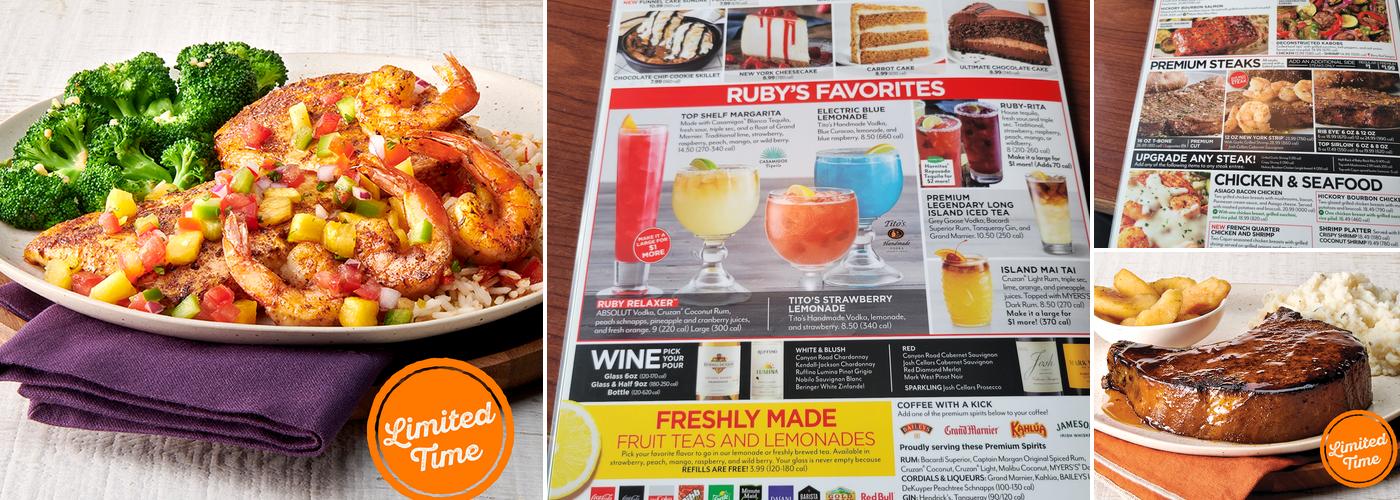 Ruby Tuesday Menu