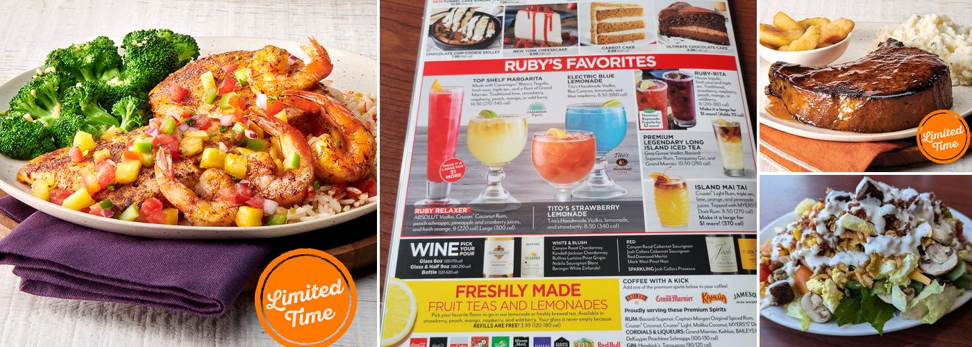 Ruby Tuesday Menu