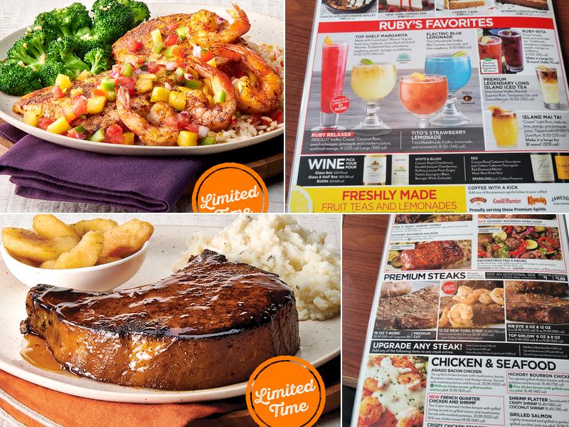 Ruby Tuesday Menu