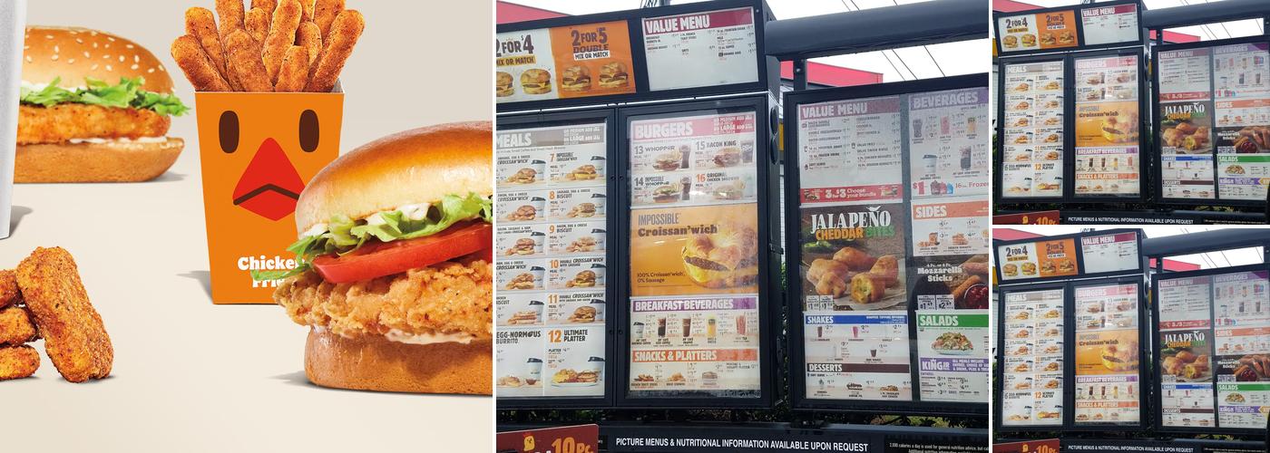 Burger King Menu