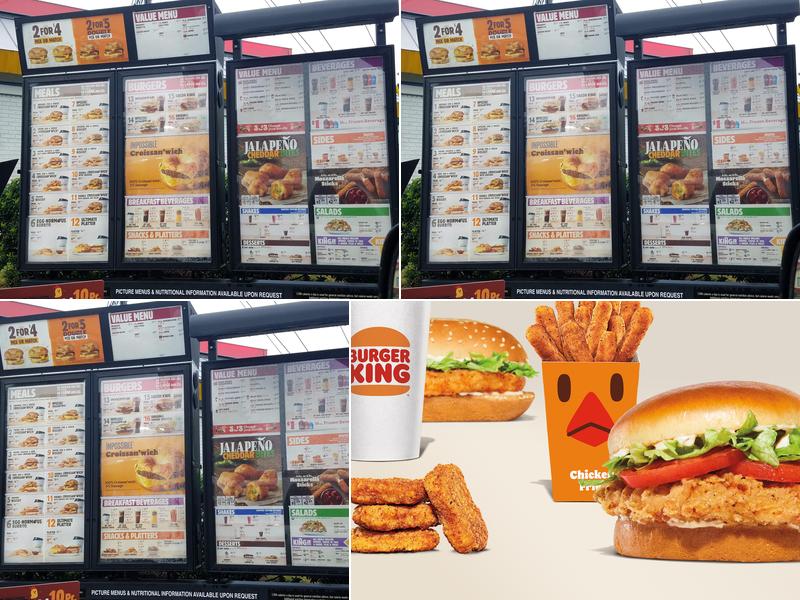 Burger King Menu