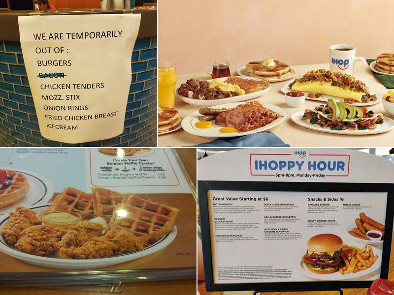 IHOP Menu