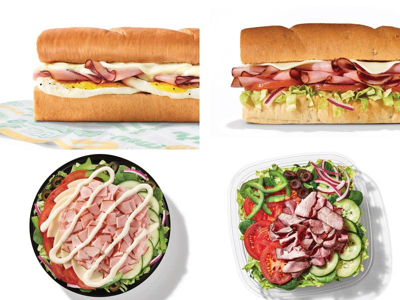 Subway Menu