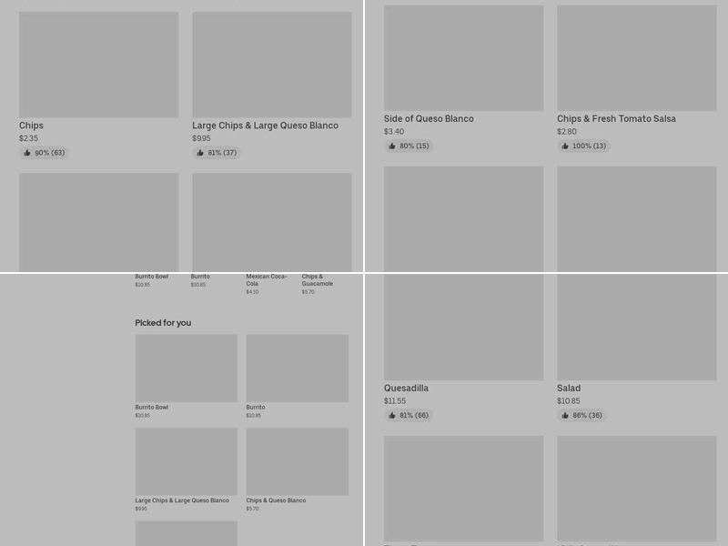 Chipotle Mexican Grill Menu