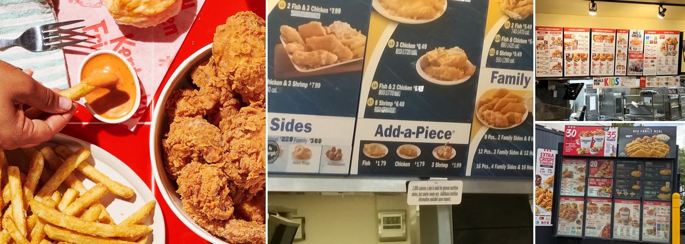 KFC Menu