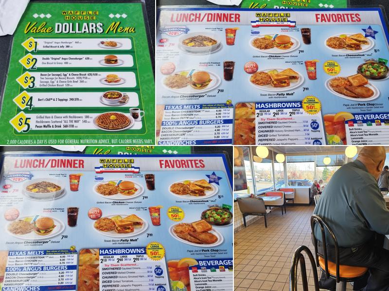 Waffle House Menu